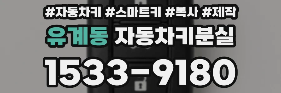 유계동 자동차키분실