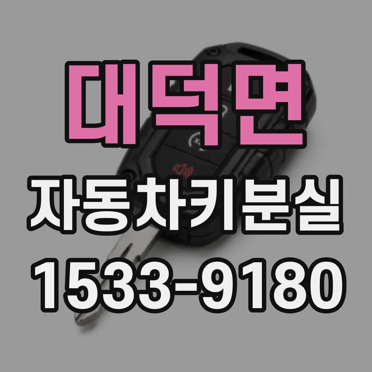 대덕면 자동차키분실