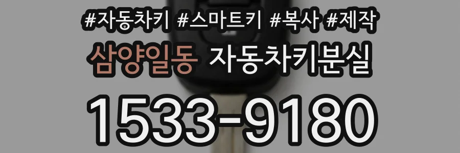 삼양일동 자동차키분실