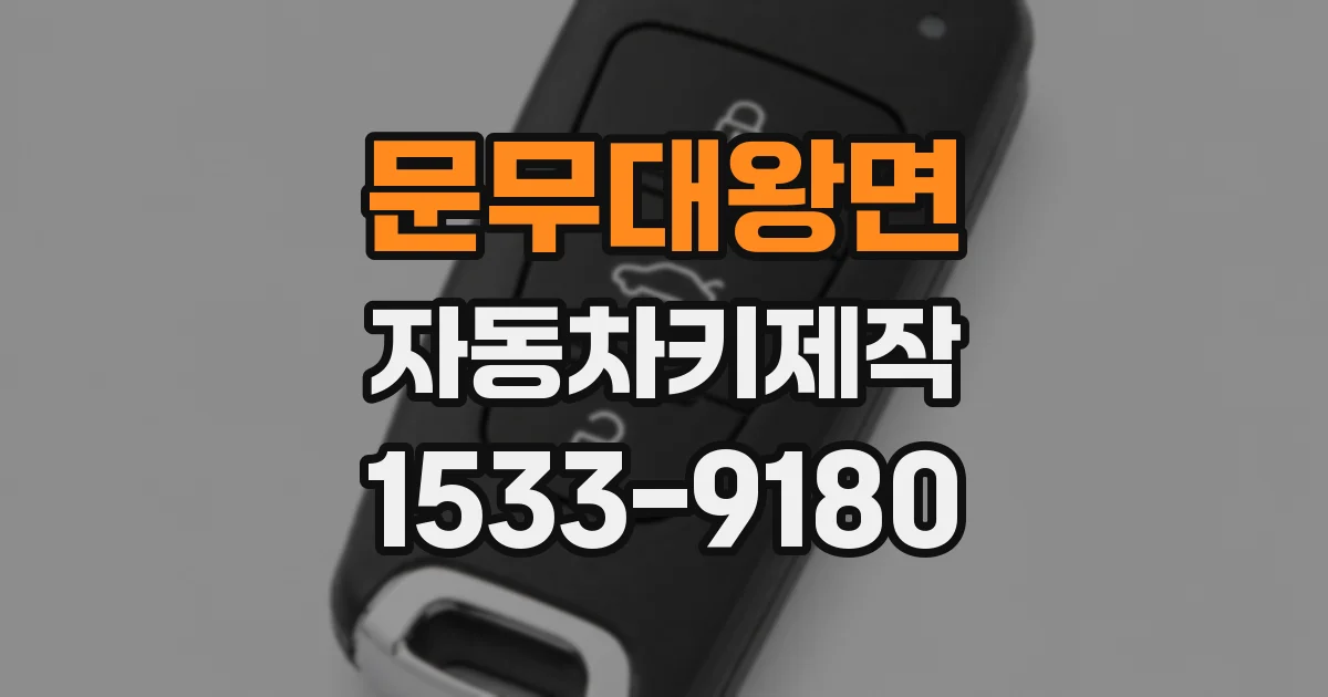 문무대왕면 자동차키제작