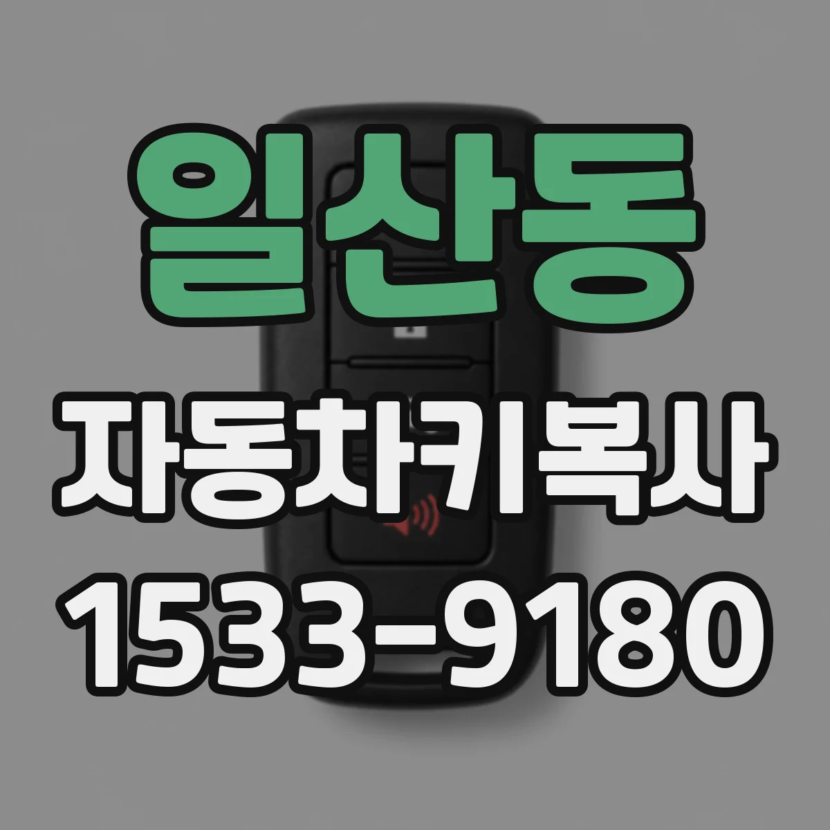 일산동 자동차키복사