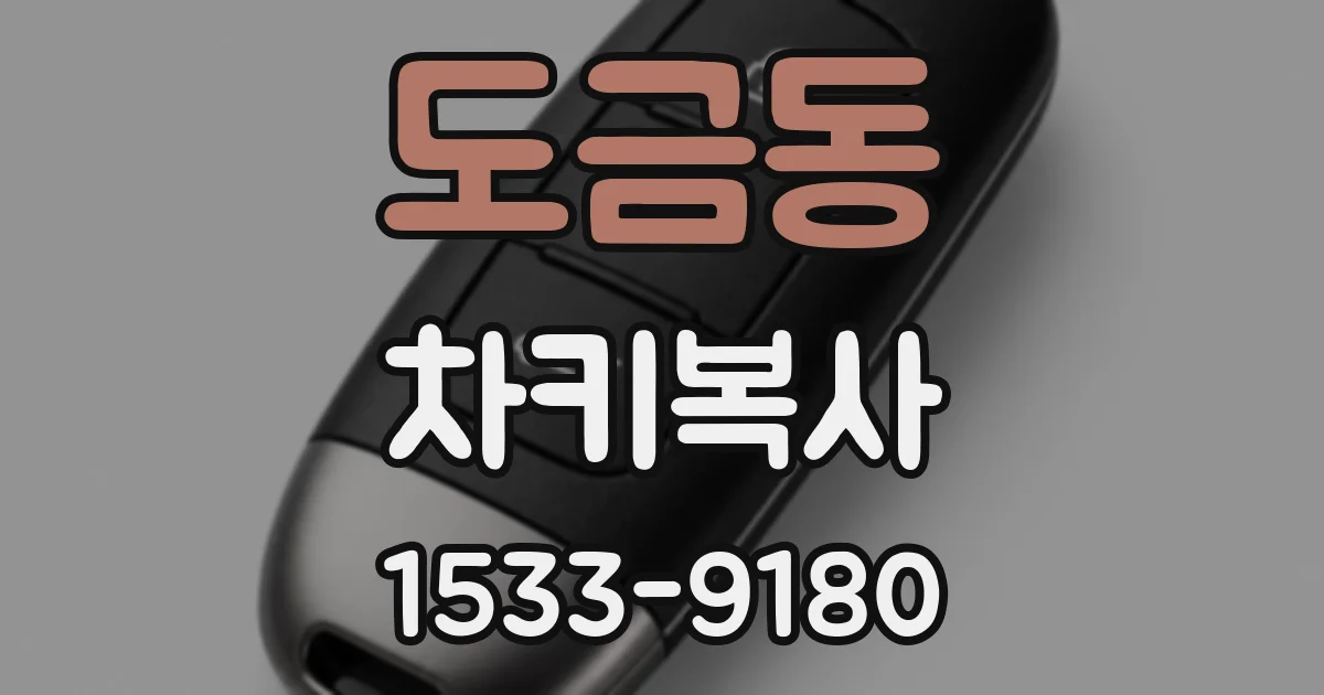도금동 차키복사