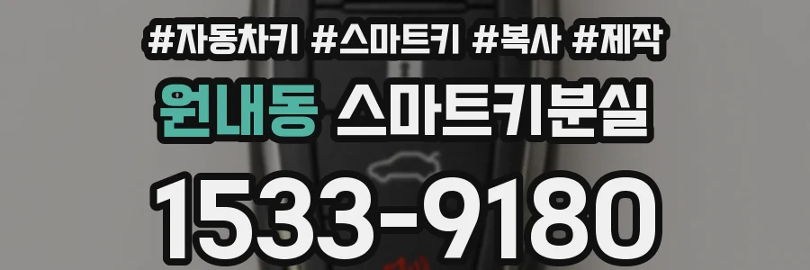 원내동 스마트키분실