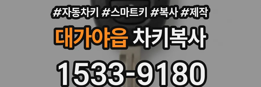대가야읍 차키복사