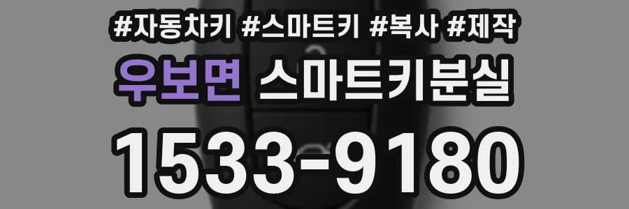 우보면 스마트키분실