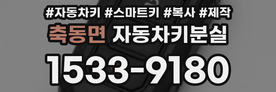 축동면 자동차키분실
