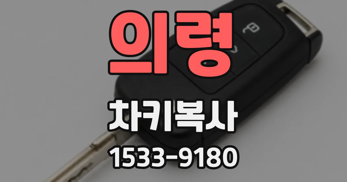 의령 차키복사