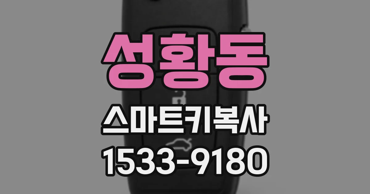 성황동 스마트키복사