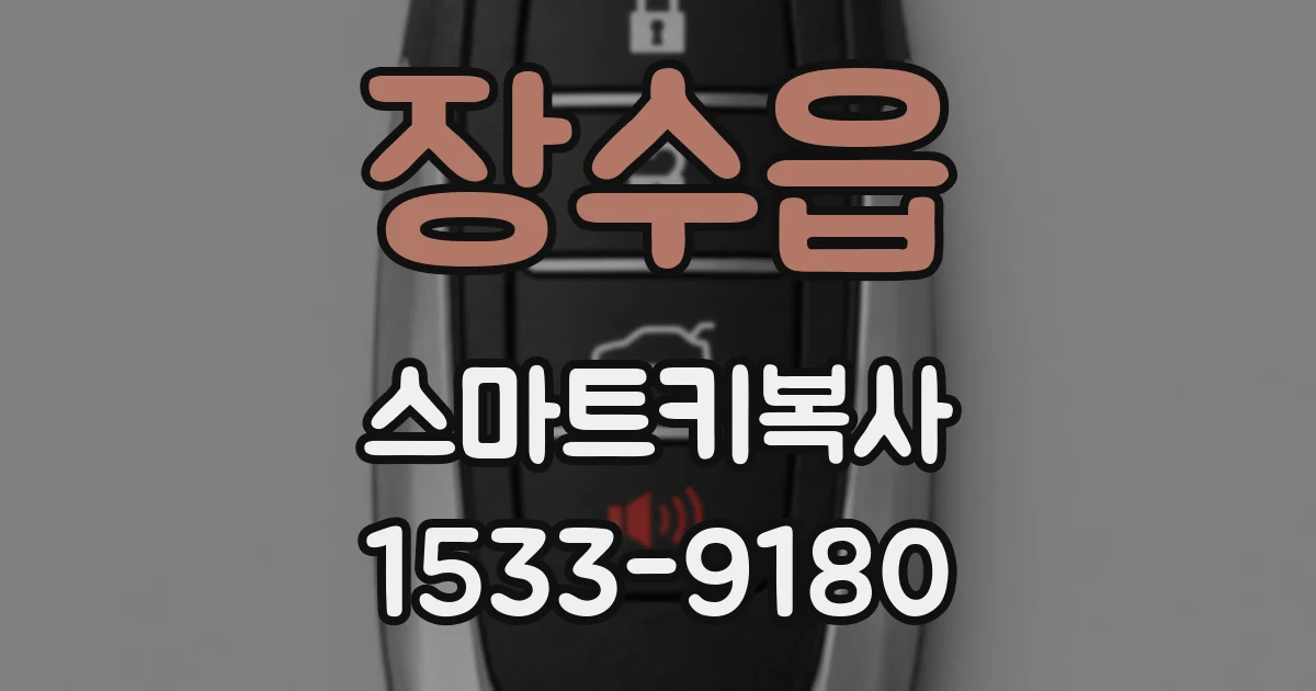 장수읍 스마트키복사