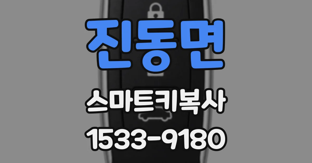 진동면 스마트키복사