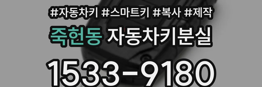 죽헌동 자동차키분실