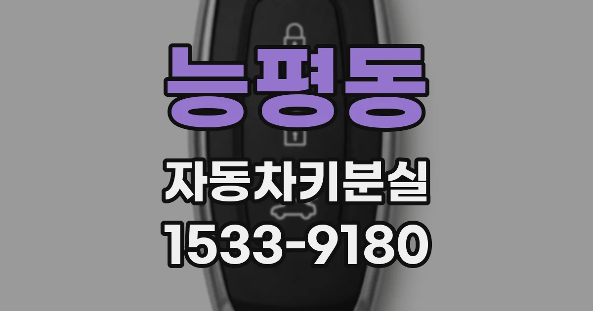 능평동 자동차키분실