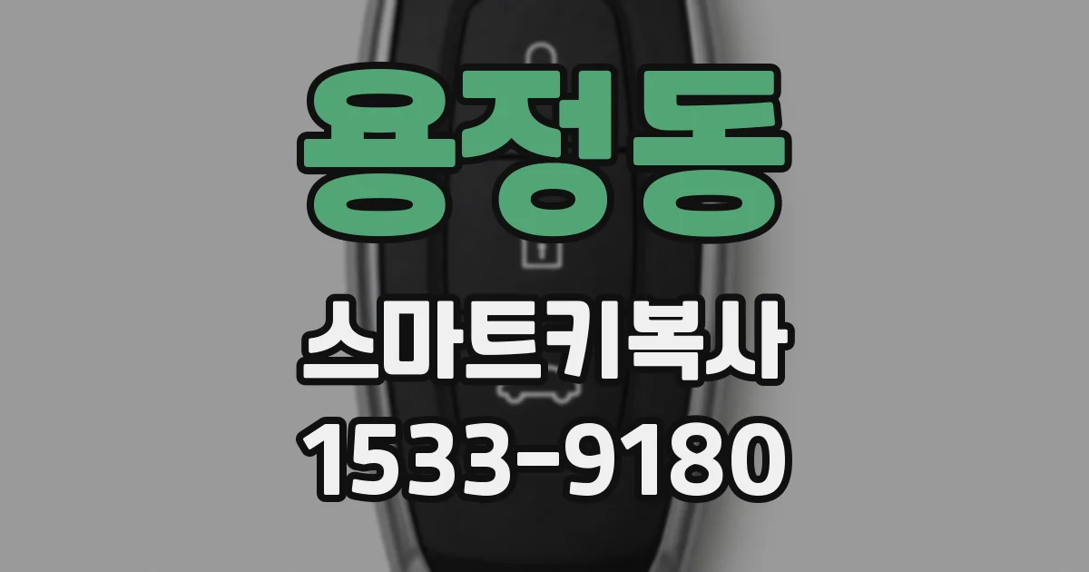 용정동 스마트키복사