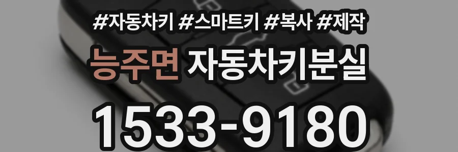 능주면 자동차키분실