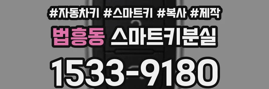 법흥동 스마트키분실