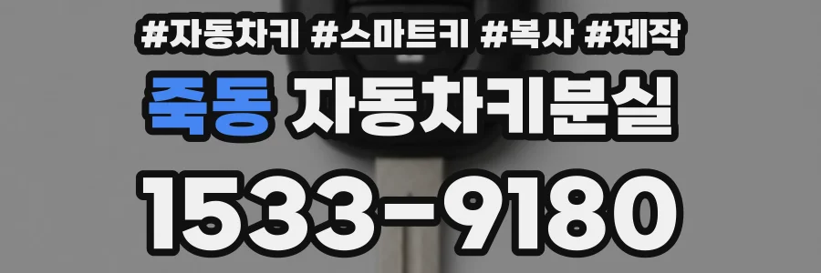 죽동 자동차키분실