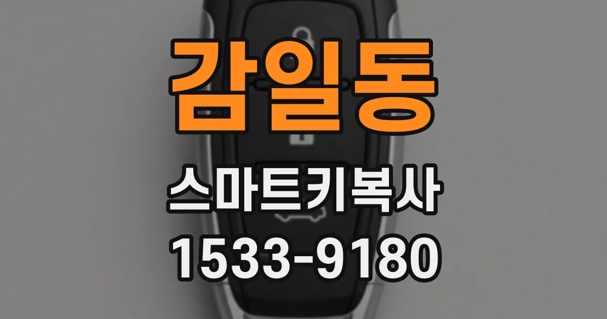 감일동 스마트키복사