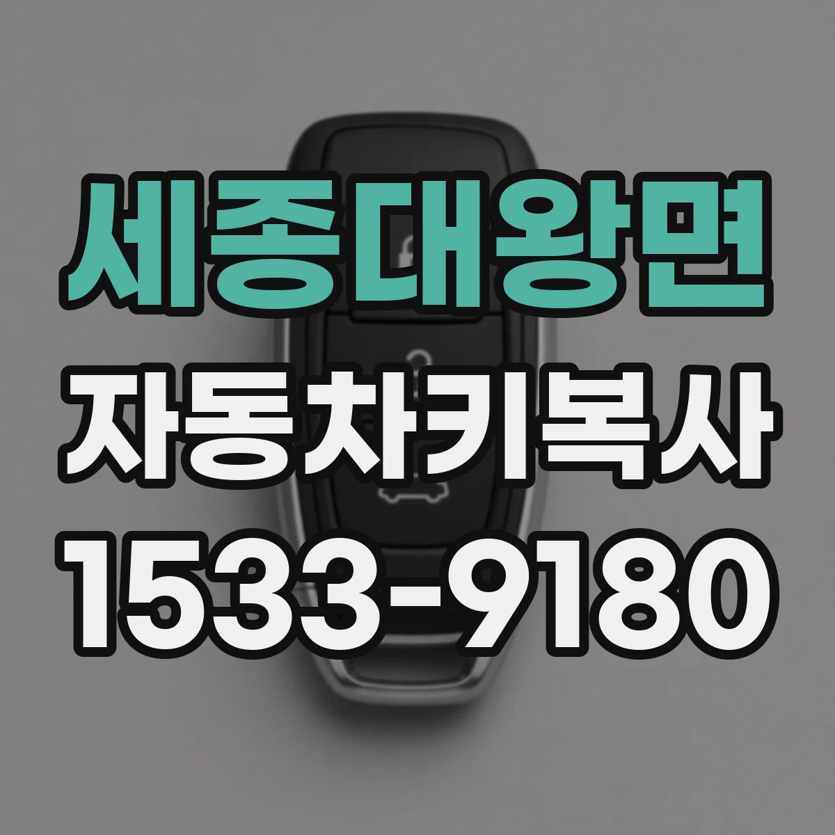 세종대왕면 자동차키복사