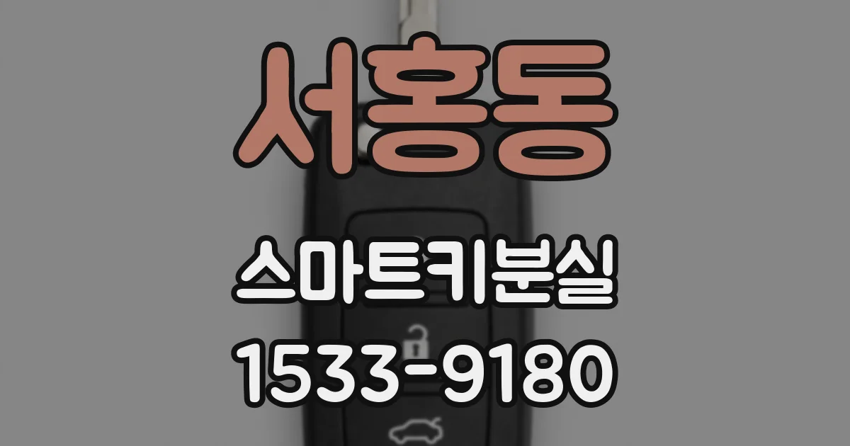 서홍동 스마트키분실