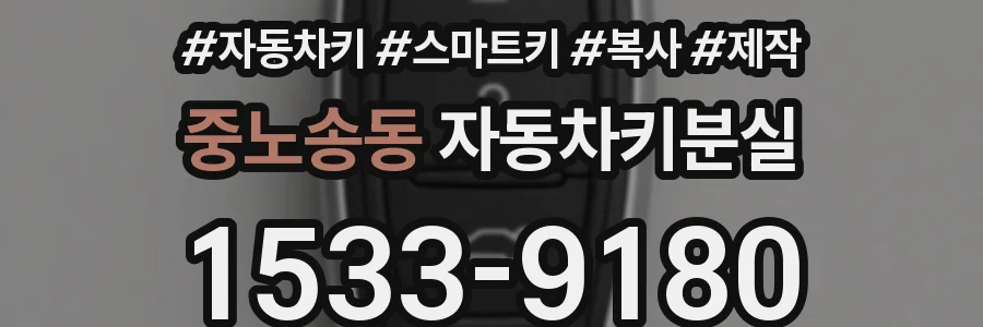 중노송동 자동차키분실