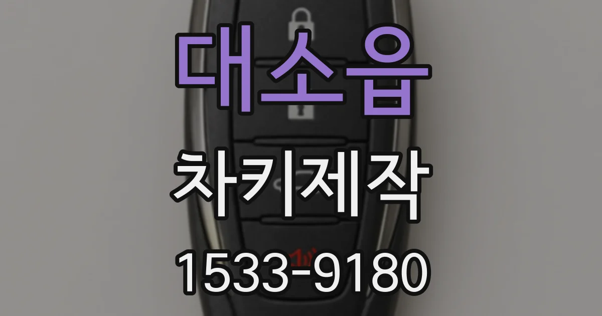대소읍 차키제작