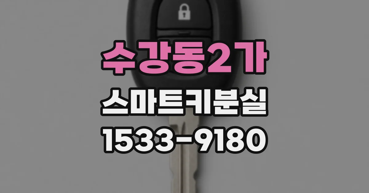 수강동2가 스마트키분실