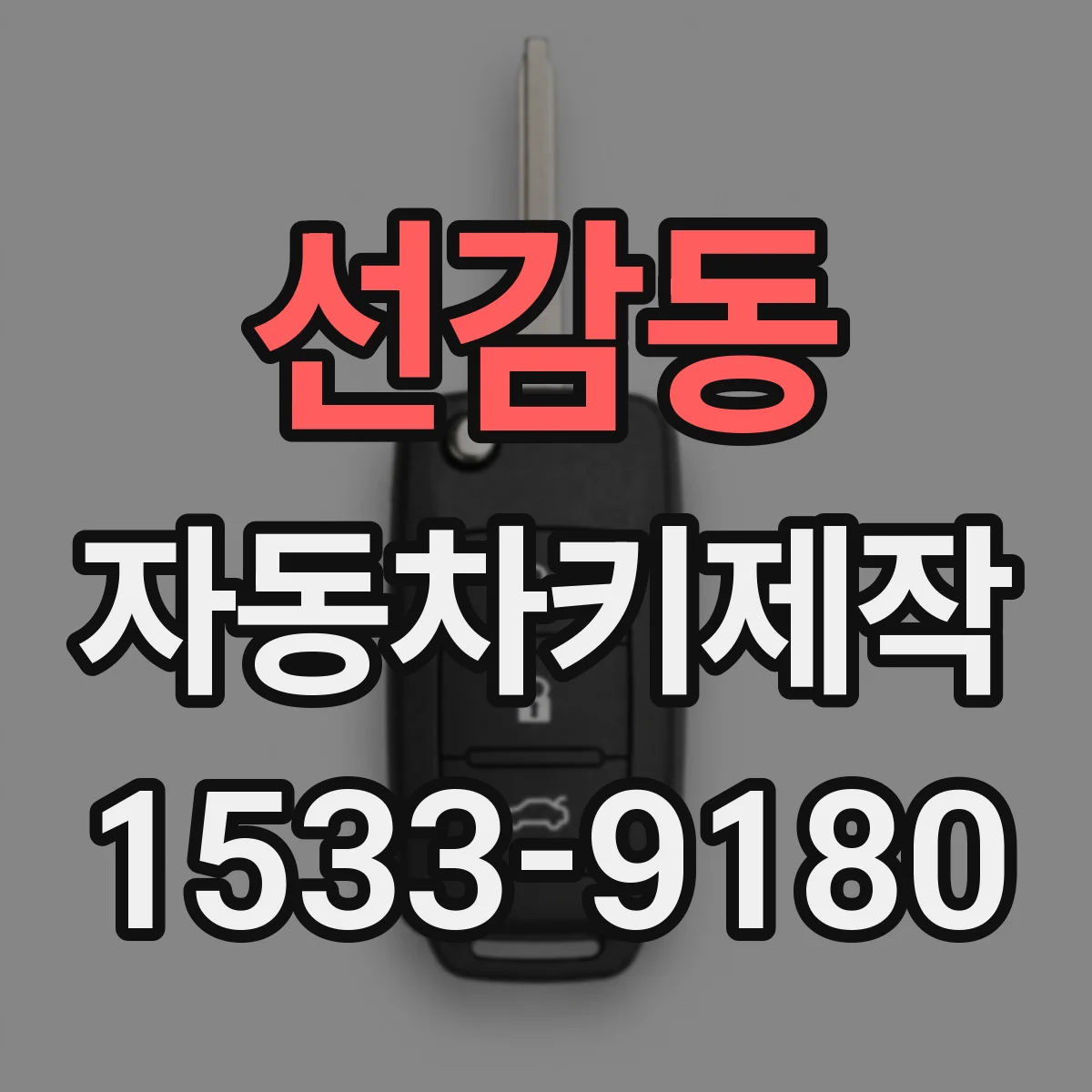 선감동 자동차키제작
