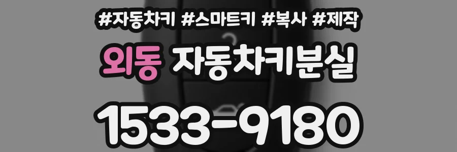 외동 자동차키분실