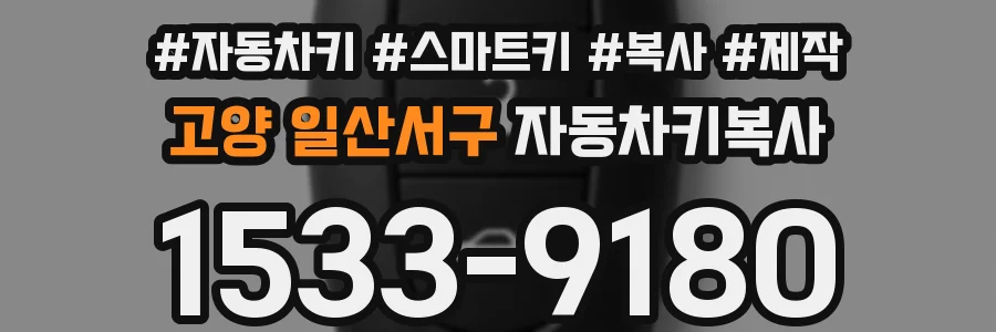 고양 일산서구 자동차키복사