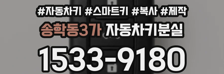 송학동3가 자동차키분실