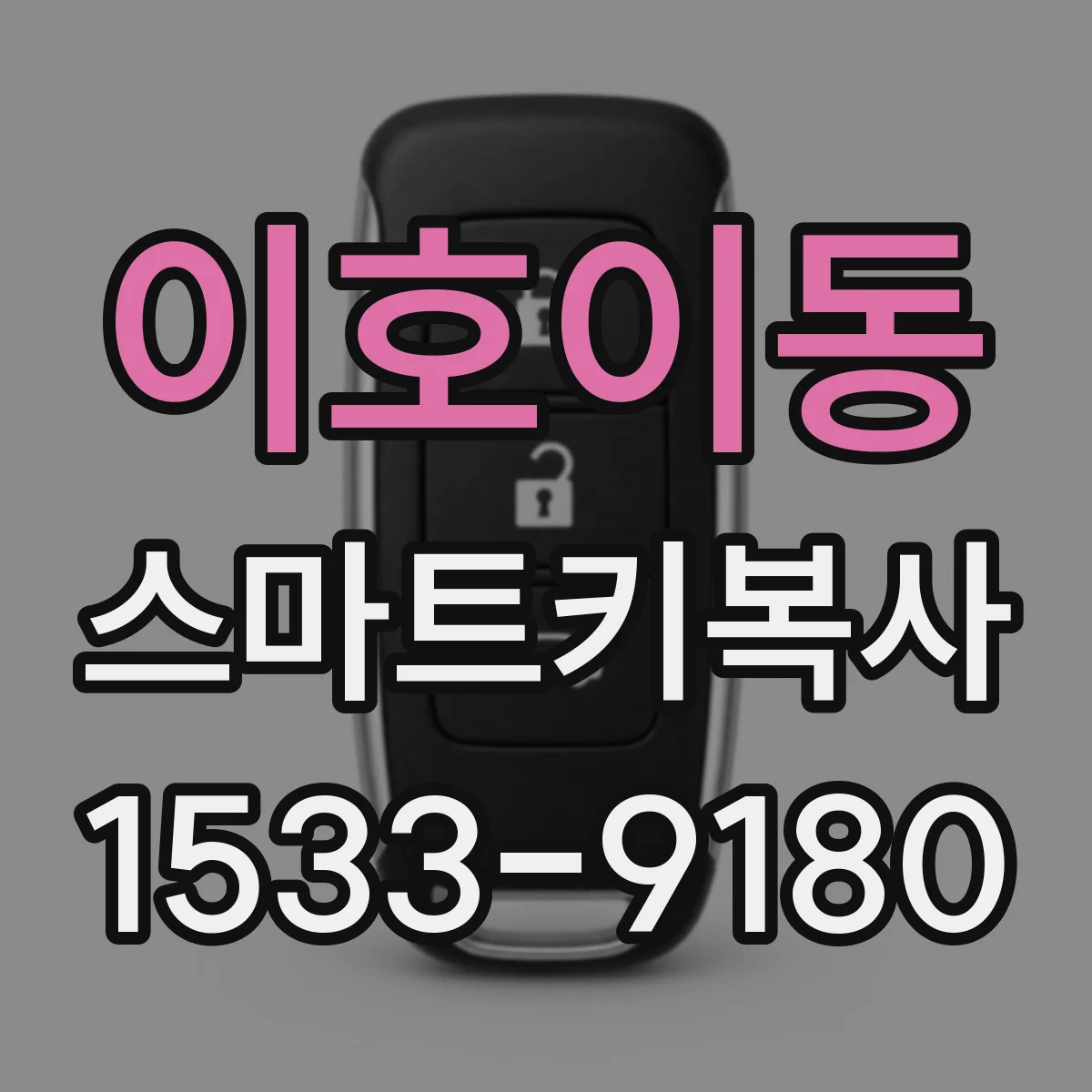 이호이동 스마트키복사