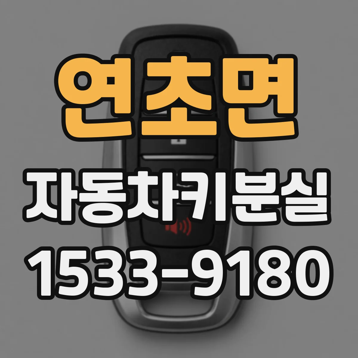 연초면 자동차키분실