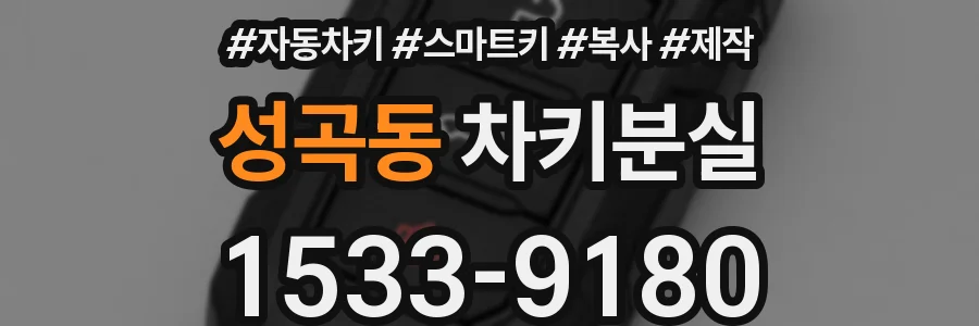 성곡동 차키분실