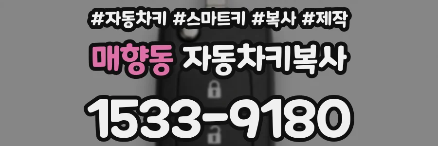 매향동 자동차키복사