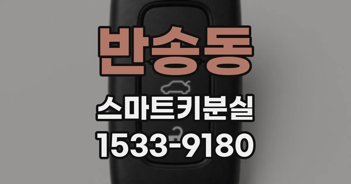반송동 스마트키분실