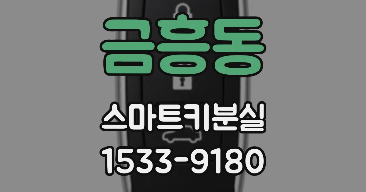 금흥동 스마트키분실