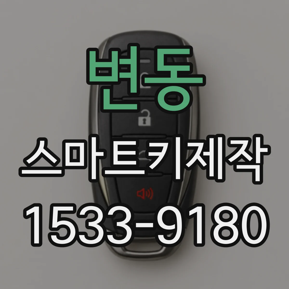 변동 스마트키제작