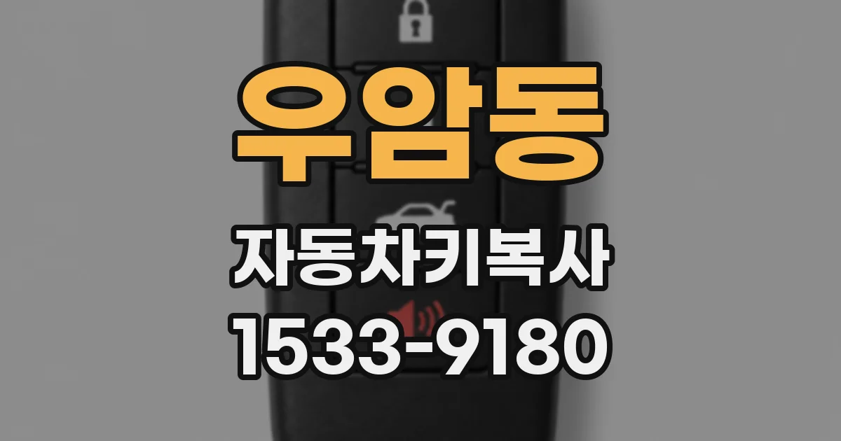 우암동 자동차키복사