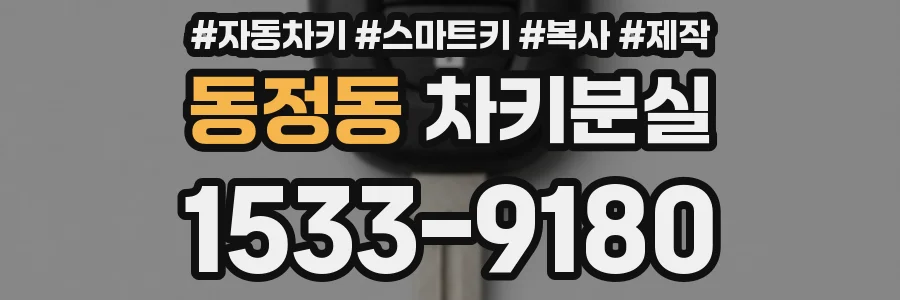 동정동 차키분실