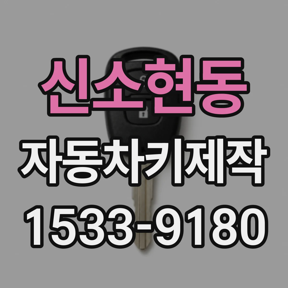 신소현동 자동차키제작