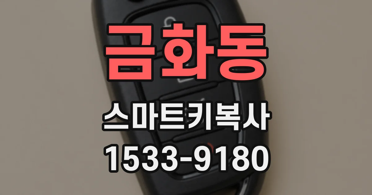 금화동 스마트키복사