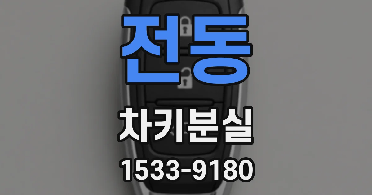 전동 차키분실