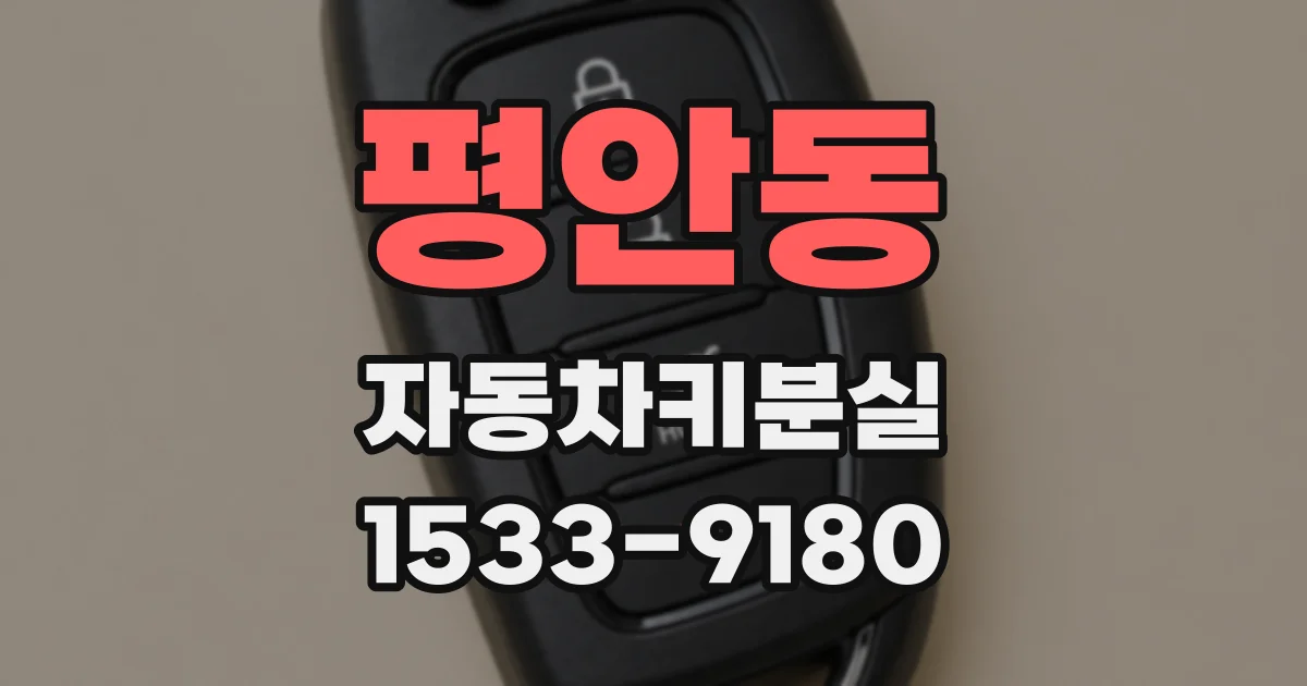 평안동 자동차키분실