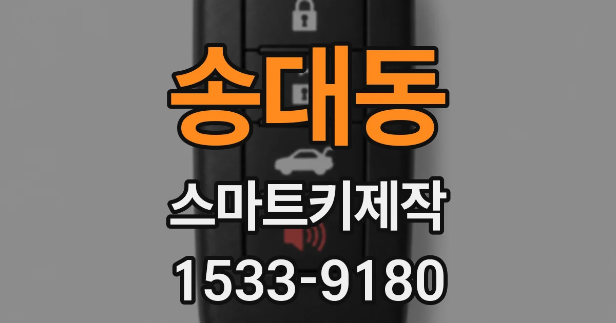 송대동 스마트키제작