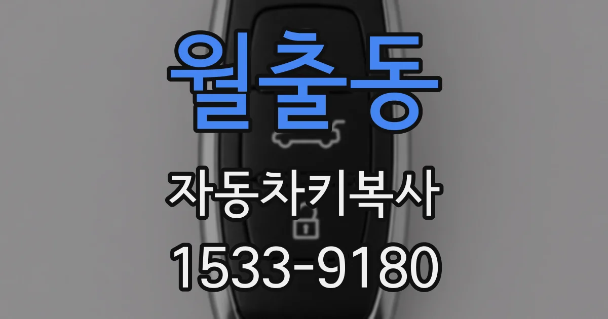 월출동 자동차키복사