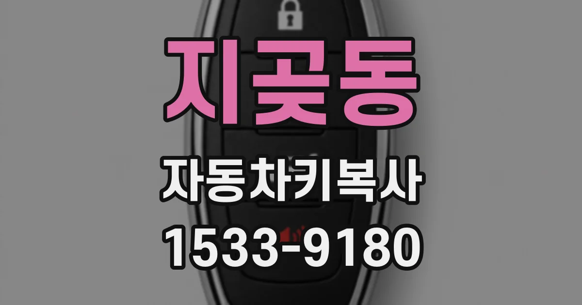 지곶동 자동차키복사