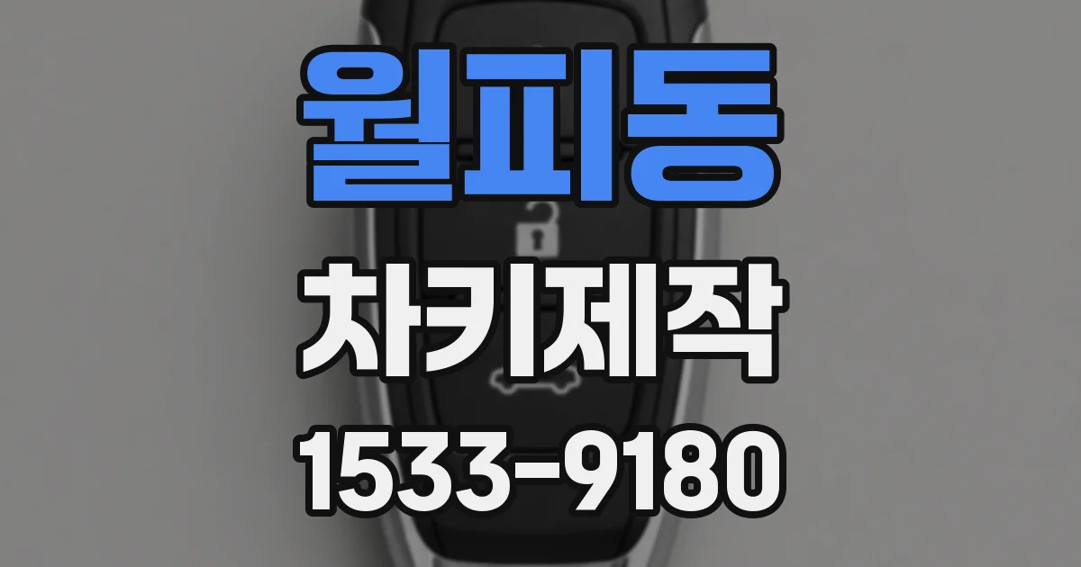 월피동 차키제작