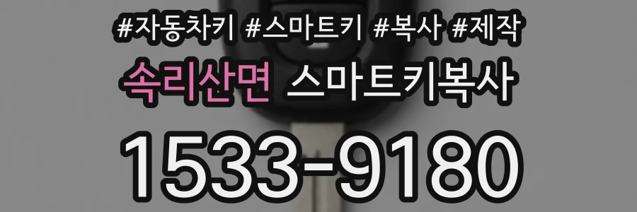속리산면 스마트키복사
