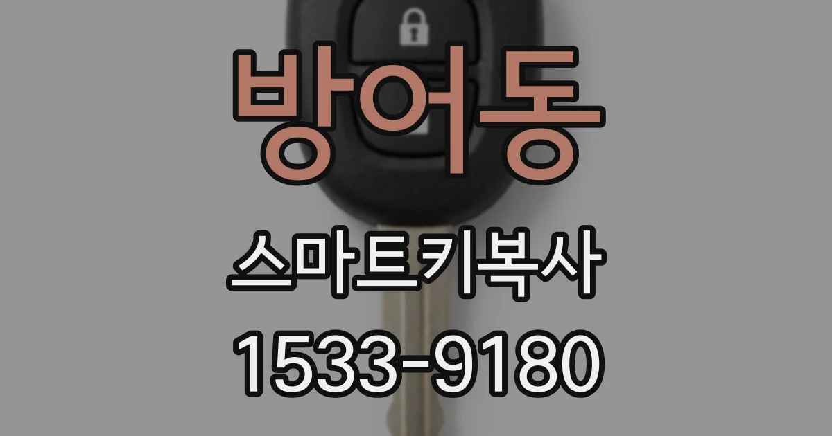 방어동 스마트키복사
