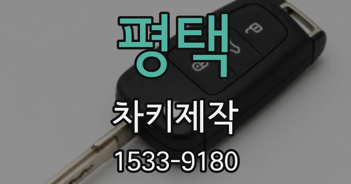 평택 차키제작